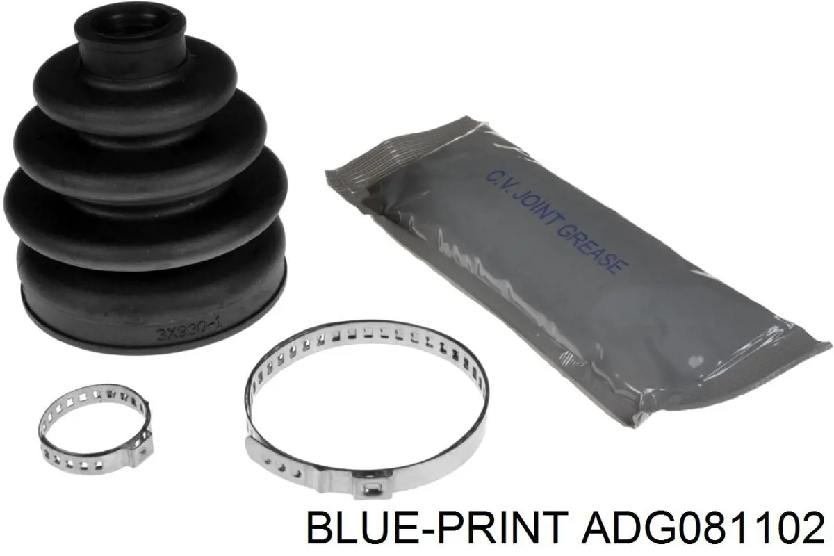 Пильник шарніра кутових швидкостей зовнішній передній Blue Print ADG081102 ціна, від 9.26 USD