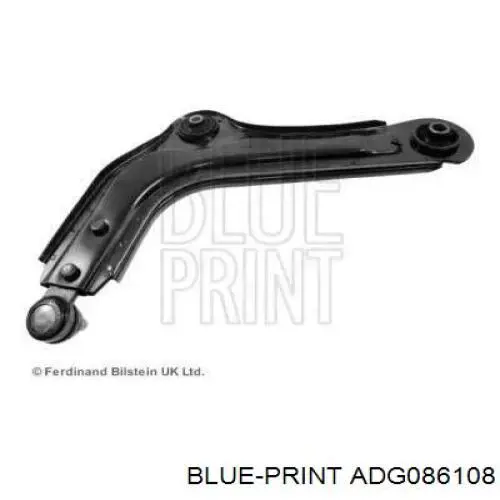 Важіль передньої підвіски нижній, правий ADG086108 Blue Print