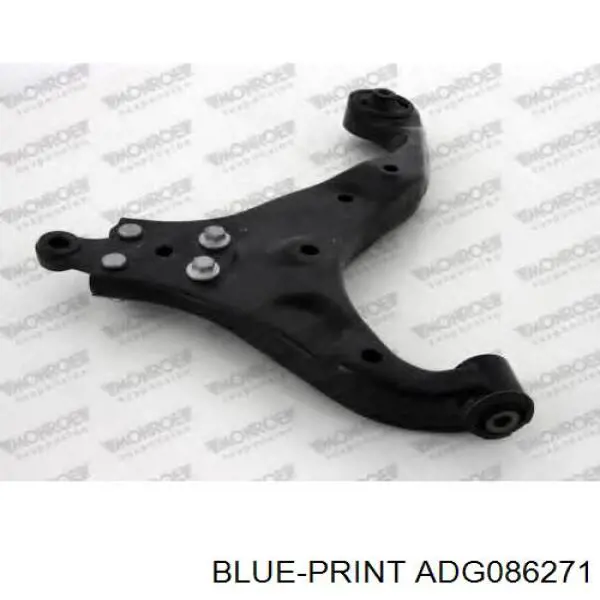 Важіль передньої підвіски нижній, лівий ADG086271 Blue Print