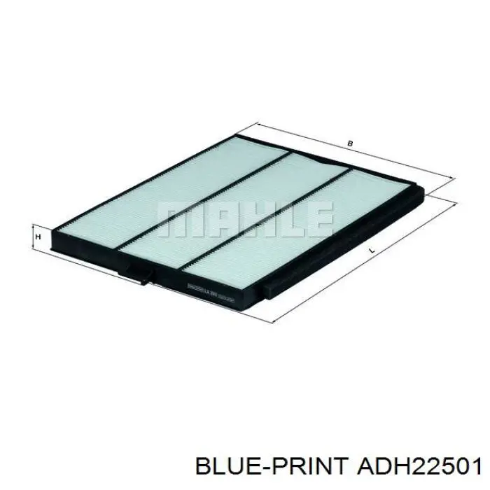 ADH22501 Blue Print фільтр салону