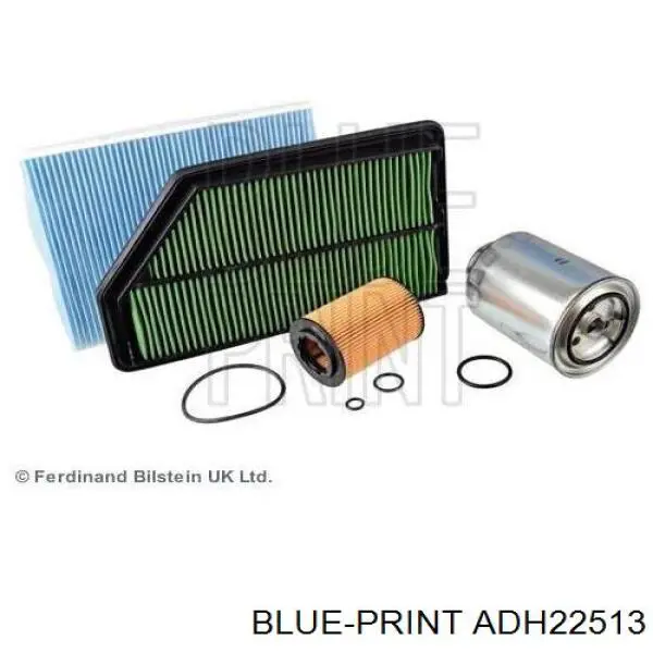 Купити ADH22513 Blue Print Фільтр салону вугільний