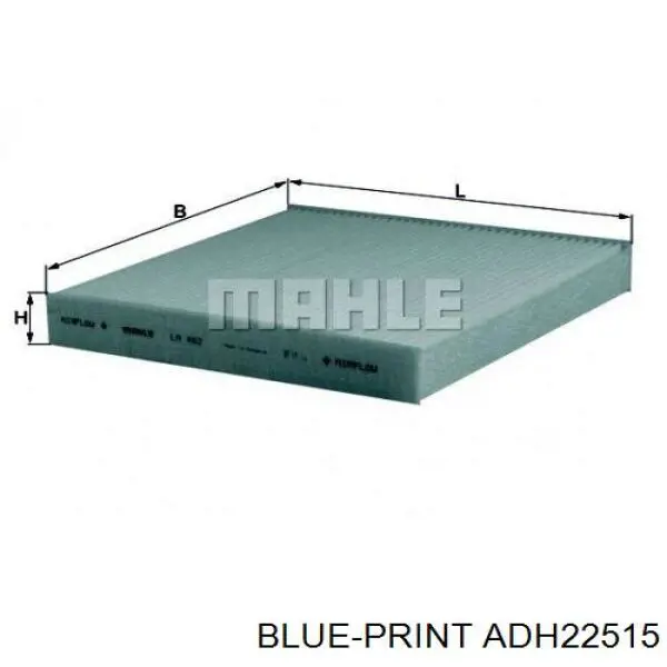 Фільтр салону ADH22515 Blue Print