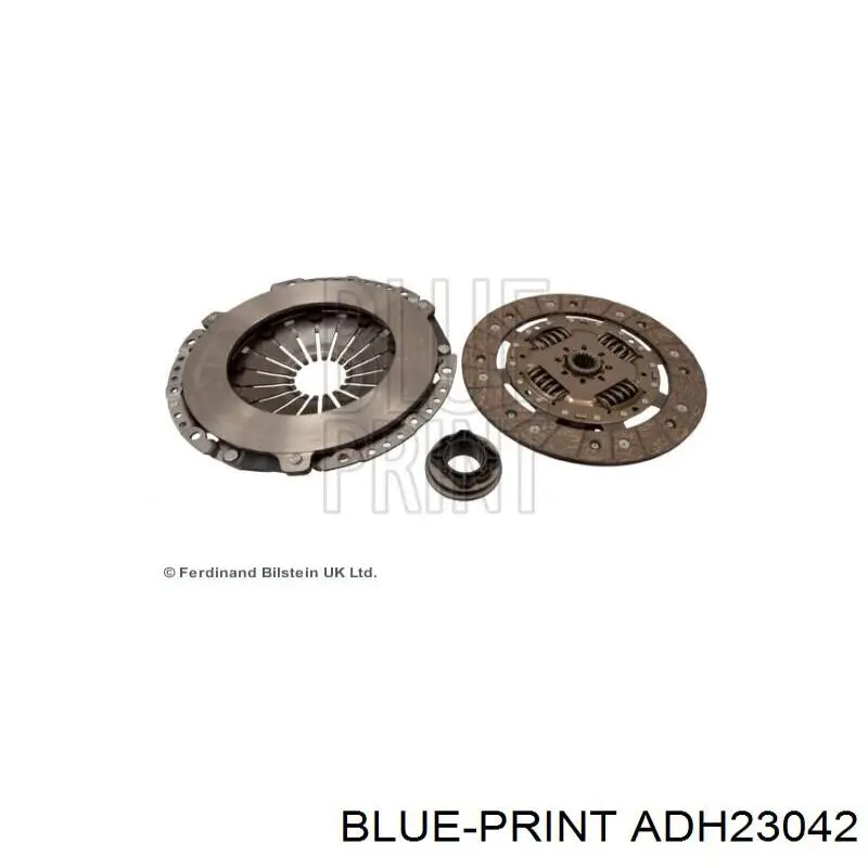 Купити ADH23042 Blue Print Комплект зчеплення (диск, корзина, підшипник)