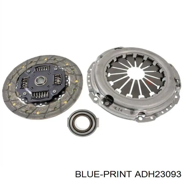 Купити ADH23093 Blue Print Комплект зчеплення (диск, корзина, підшипник)