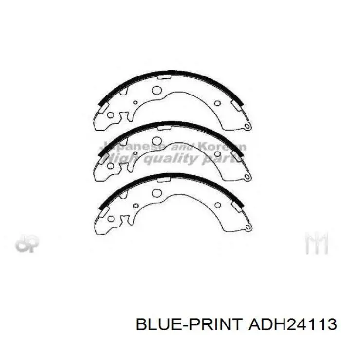 Купити ADH24113 Blue Print Колодки гальмові задні, барабанні