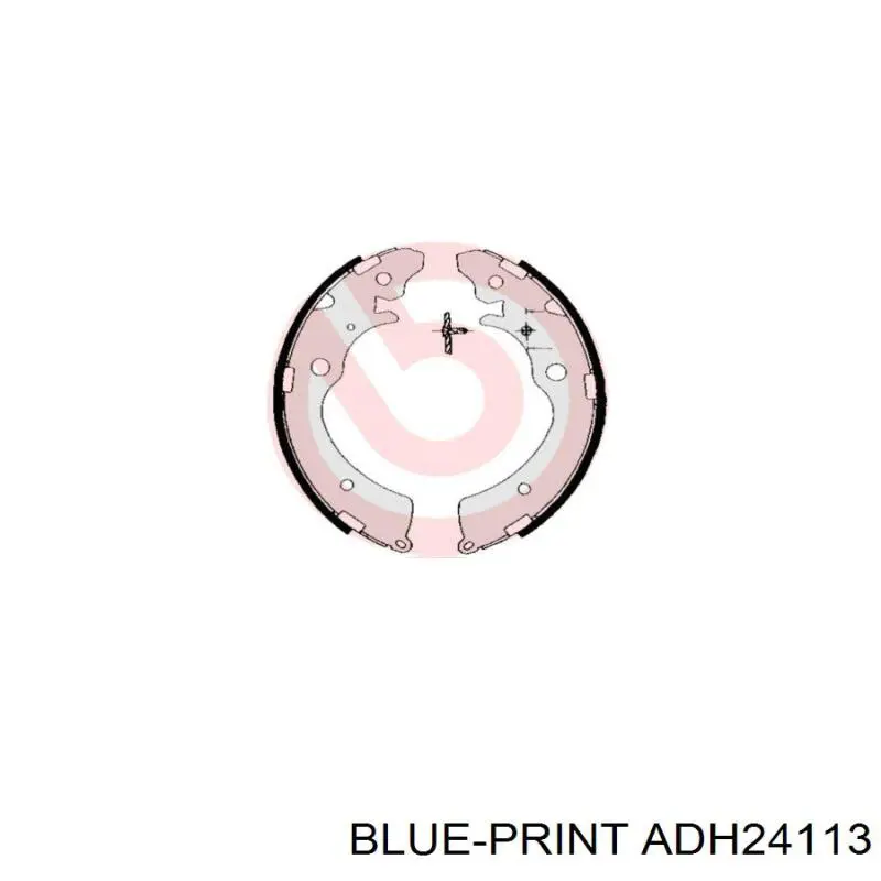 Колодки гальмові задні, барабанні ADH24113 Blue Print