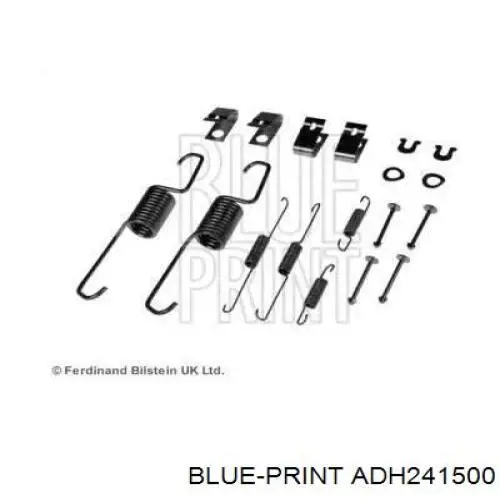 Купити ADH241500 Blue Print Монтажний комплект задніх барабанних колодок