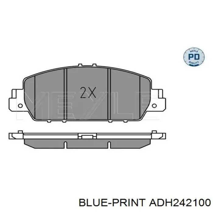 Купити RT2PD32430 Rotinger Колодки гальмівні передні, дискові