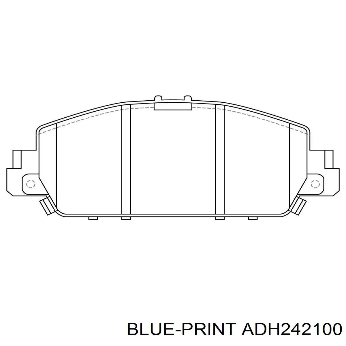 Передні тормозні колодки PN28005S Nibk