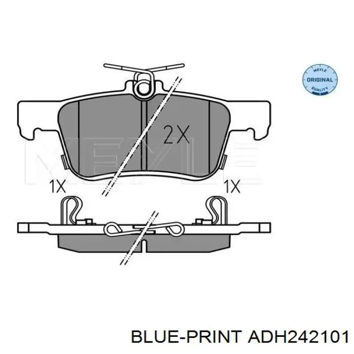 Задні гальмівні колодки Nibk PN8813 ціна, від 27.69 USD