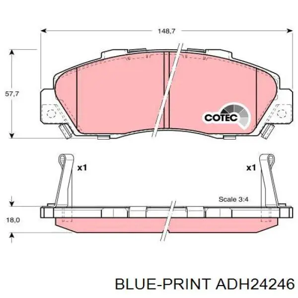 Гальмівні колодки Febi 170650 ціна, від 24.94 USD