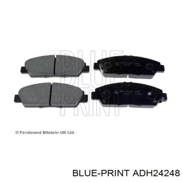 Купити ADH24248 Blue Print Колодки гальмівні передні, дискові