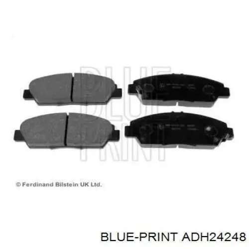 ADH24248 Blue Print колодки гальмівні передні, дискові