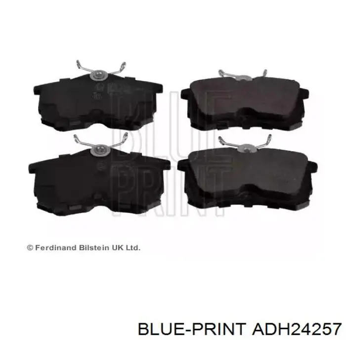 ADH24257 Blue Print колодки гальмові задні, дискові