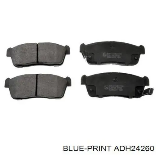 ADH24260 Blue Print Передні гальмівні колодки