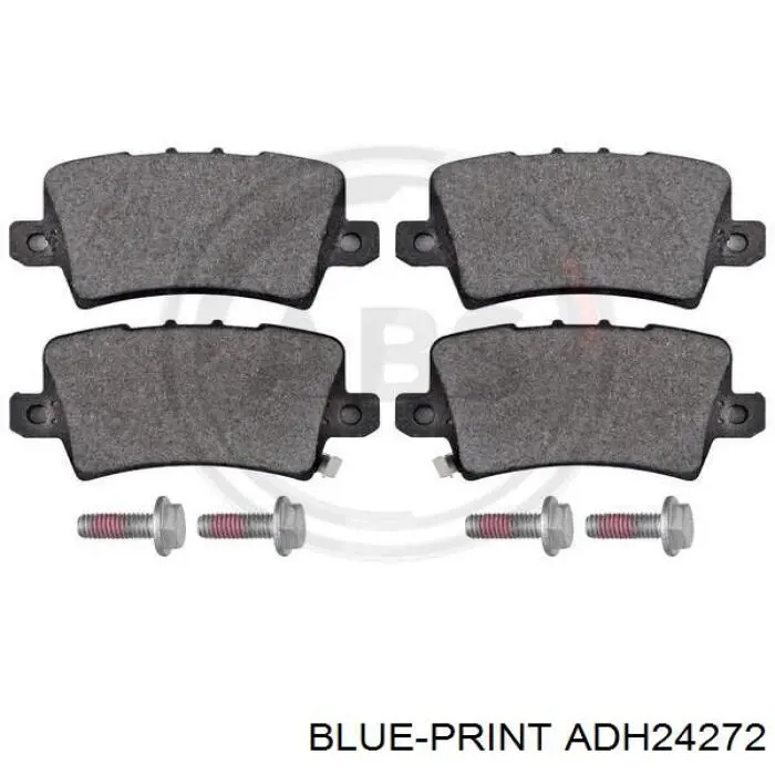 Задні гальмівні колодки Blue Print ADH24272 ціна, від 22.78 USD