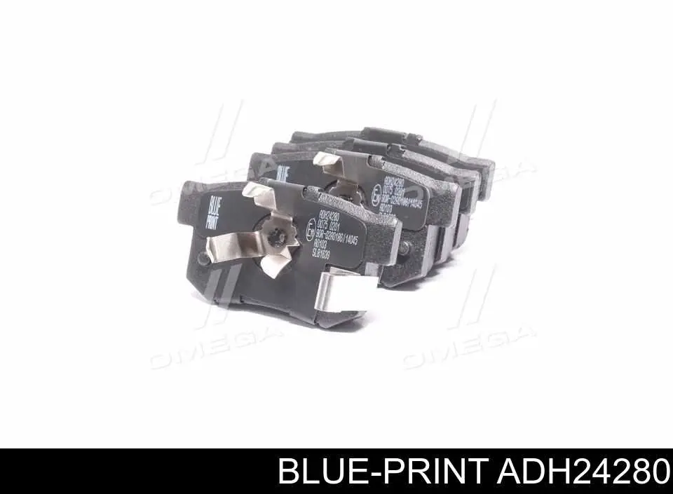 Задні гальмівні колодки Blue Print ADH24280 ціна, від 23.14 USD