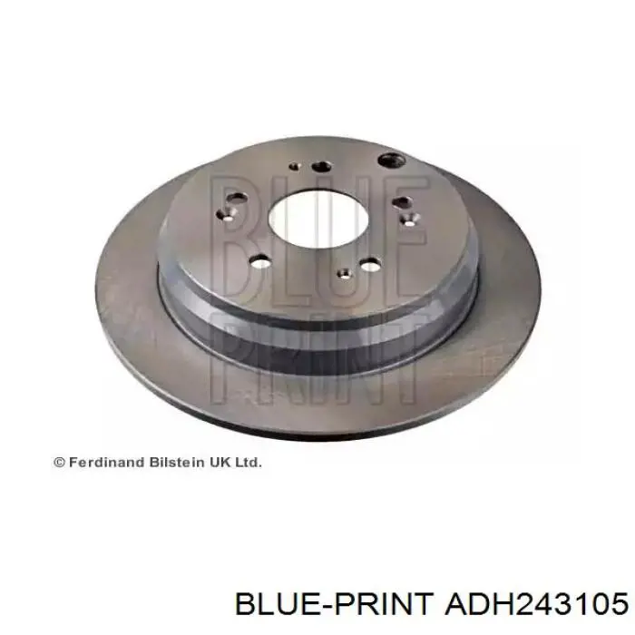 Диск гальмівний задній ADH243105 Blue Print