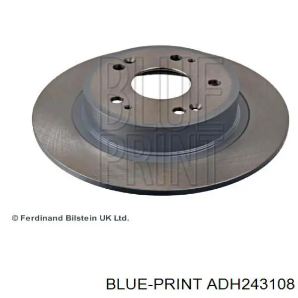 ADH243108 Blue Print диск гальмівний задній