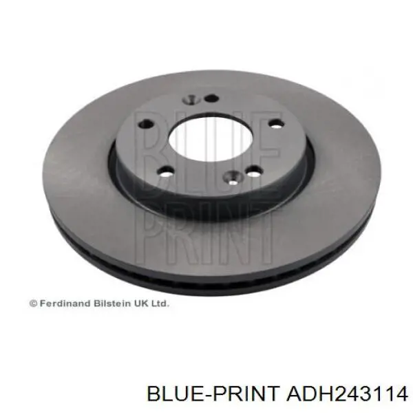 Диск переднього гальма Blue Print ADH243114 ціна, від 30.71 USD