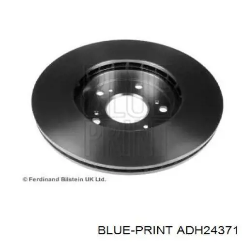 Диск гальмівний передній ADH24371 Blue Print