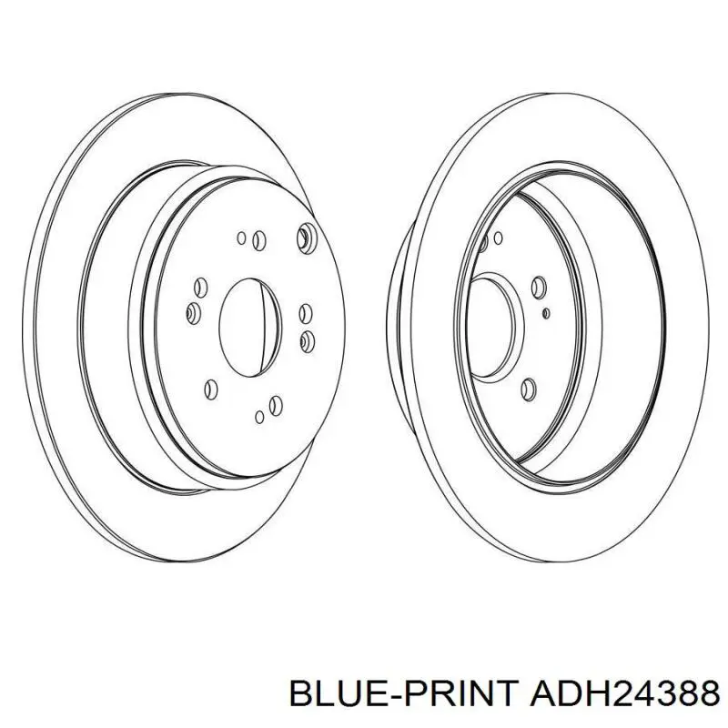 ADH24388 Blue Print Дискові гальма