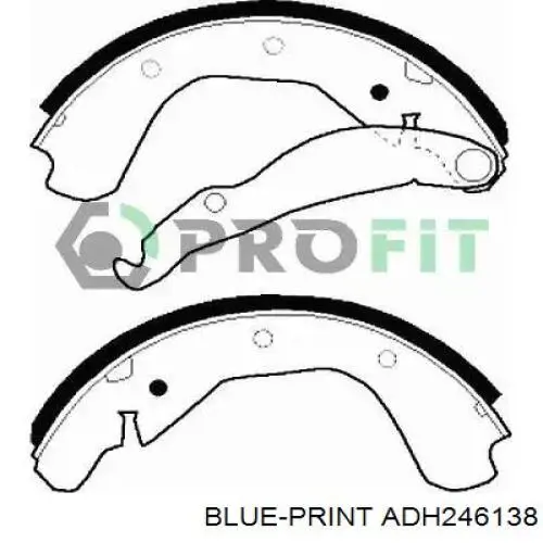 Трос ручника задній правий Ashika 13104423R
