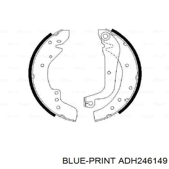 Купити ADH246149 Blue Print Трос ручного гальма задній, лівий