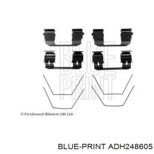Купити ADH248605 Blue Print Пластина кріплення гальмівної колодки