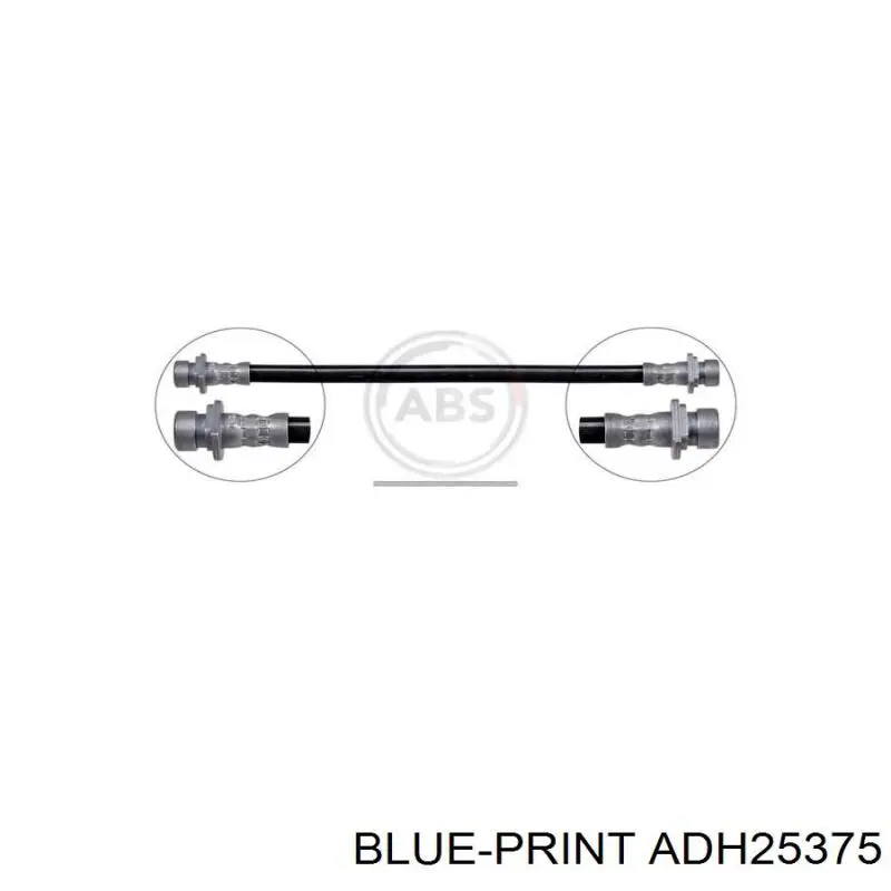 Шланг гальмівний задній Blue Print ADH25375 ціна, від 12.52 USD
