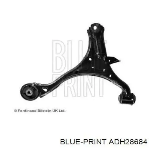 Важіль передньої підвіски нижній, правий ADH28684 Blue Print