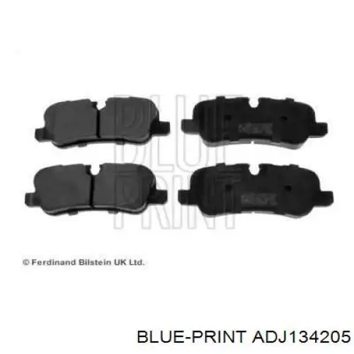ADJ134205 Blue Print колодки гальмові задні, дискові