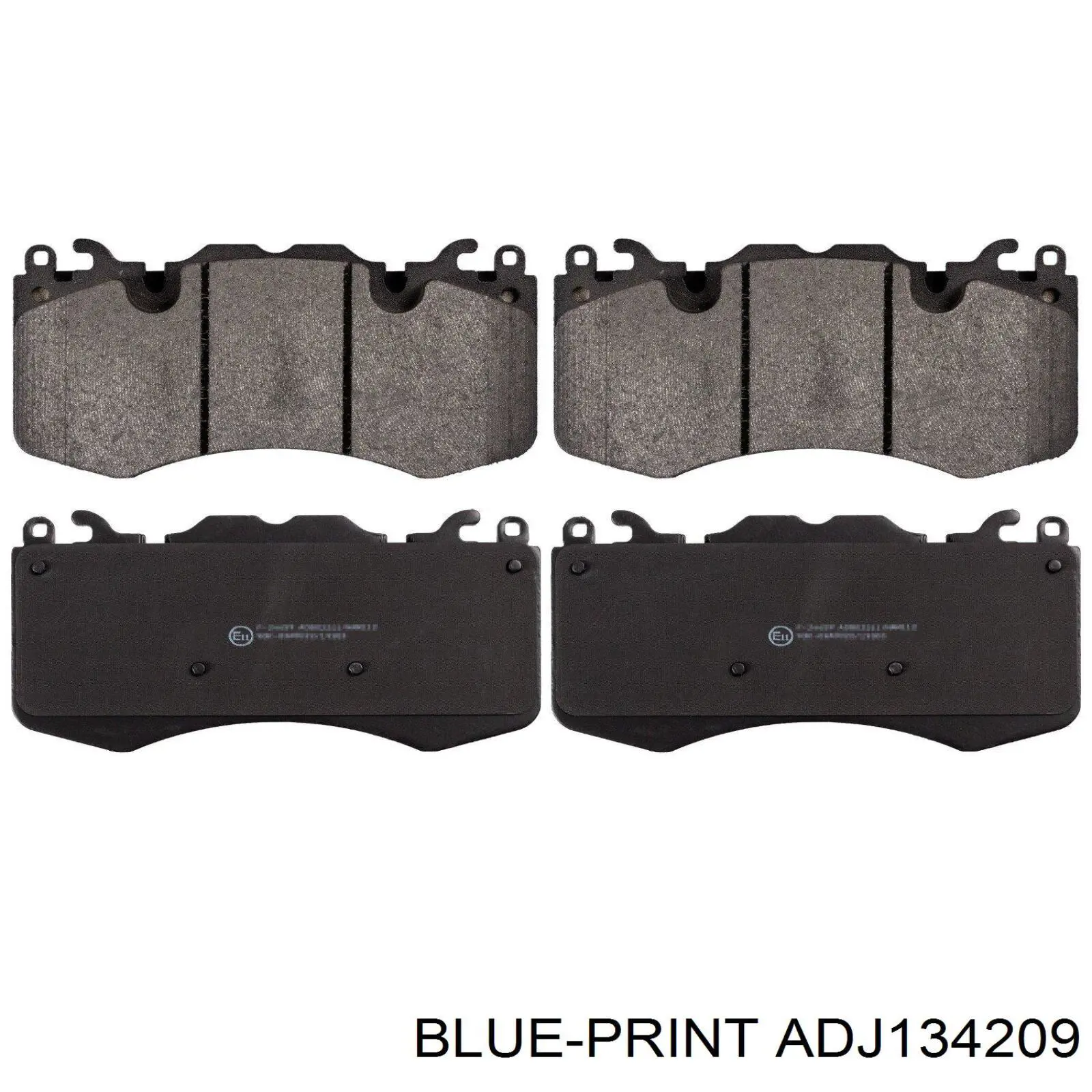 Колодки гальмівні передні, дискові ADJ134209 Blue Print