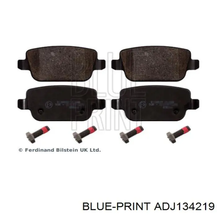 ADJ134219 Blue Print колодки гальмові задні, дискові