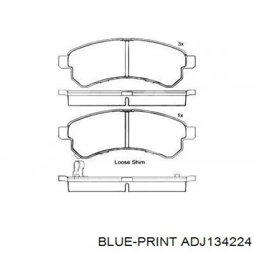 Купити P82004 Brembo Колодки гальмівні передні, дискові
