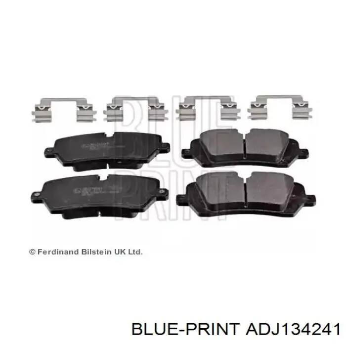 Задні гальмівні колодки Blue Print ADJ134241 ціна, від 33.48 USD