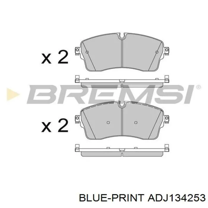 Гальмівні колодки Land Rover LR134644 ціна, від 73.40 USD