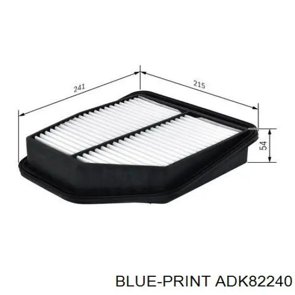 Купити ADK82240 Blue Print Автомобільний фільтр повітря