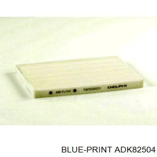 Повітряний фільтр салону Blue Print ADK82504