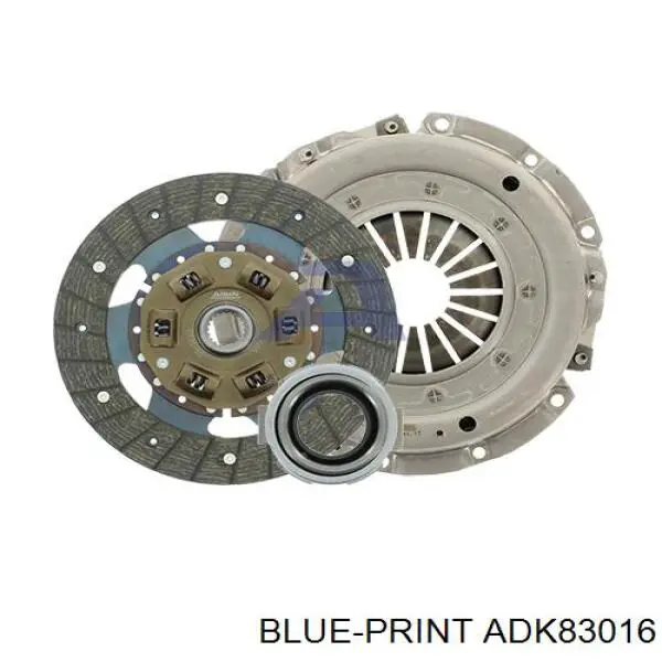 Купити ADK83016 Blue Print Комплект зчеплення (диск, корзина, підшипник)