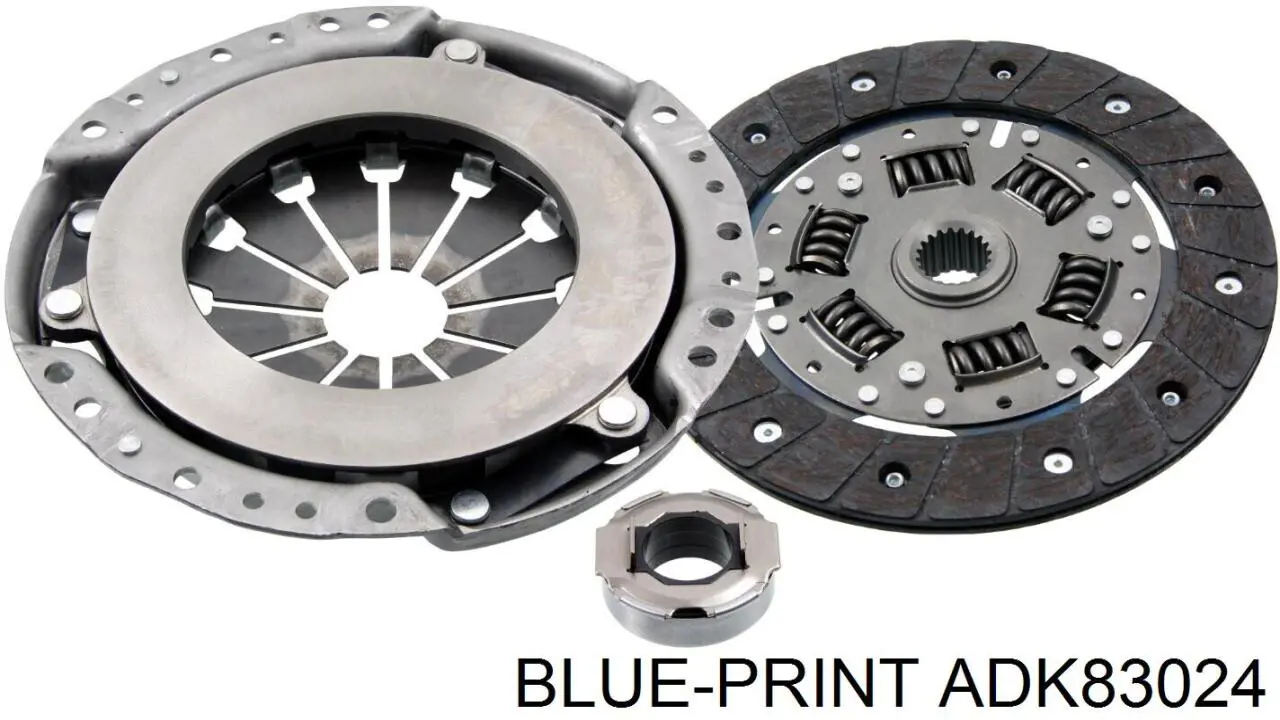 Купити ADK83070 Blue Print Комплект зчеплення (диск, корзина, підшипник)