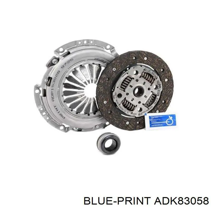 Купити ADK83058 Blue Print Комплект зчеплення (диск, корзина, підшипник)