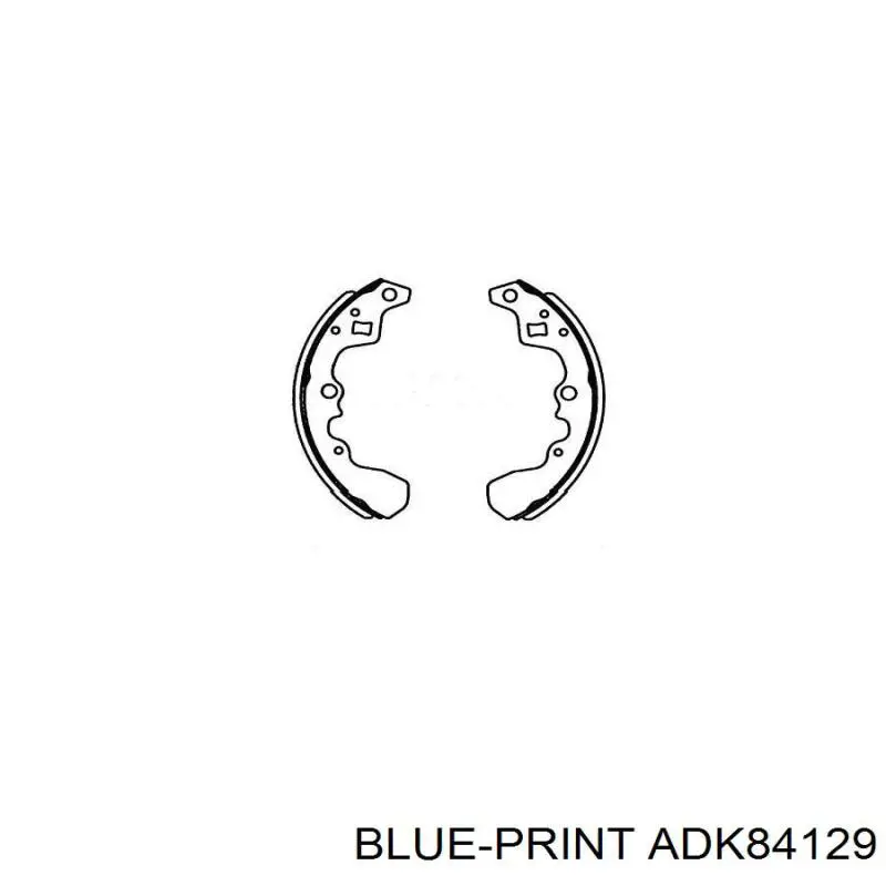 Колодки гальмові задні, барабанні Blue Print ADK84129 ціна, від 14.26 USD