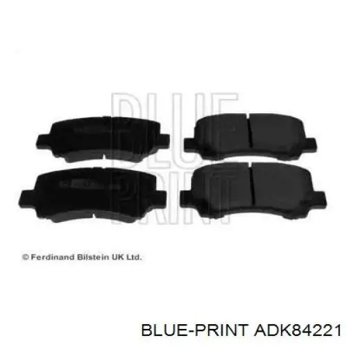 ADK84221 Blue Print колодки гальмівні передні, дискові