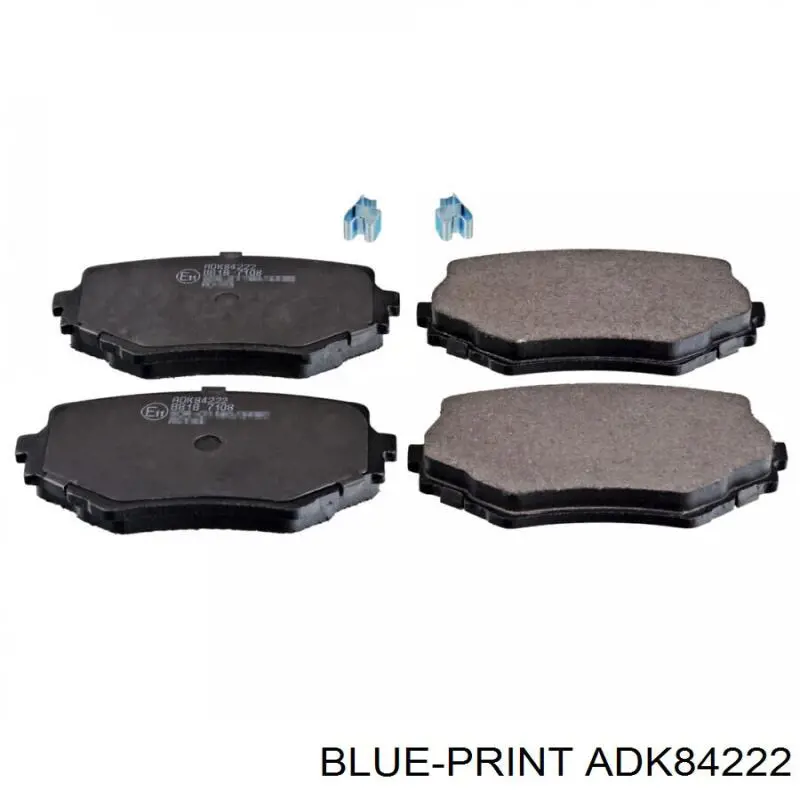 Гальмівні колодки Blue Print ADK84222 ціна, від 21.34 USD