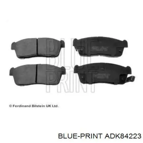 Передні тормозні колодки ADK84223 Blue Print