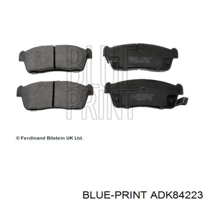 ADK84223 Blue Print колодки гальмівні передні, дискові