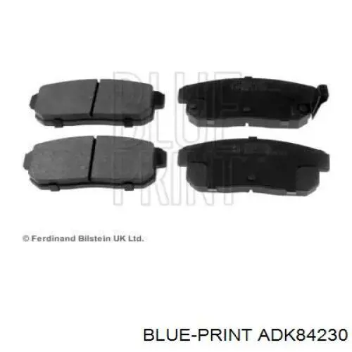 Купити ADK84230 Blue Print Задні колодки