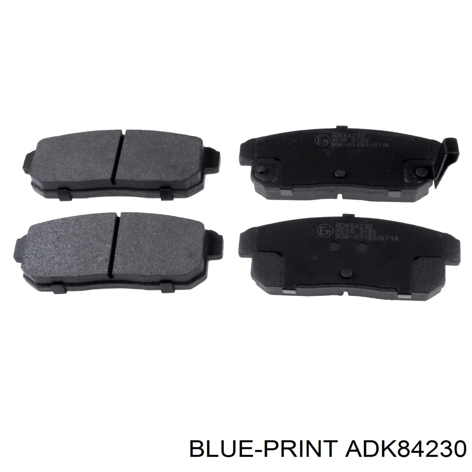 ADK84230 Blue Print колодки гальмові задні, дискові