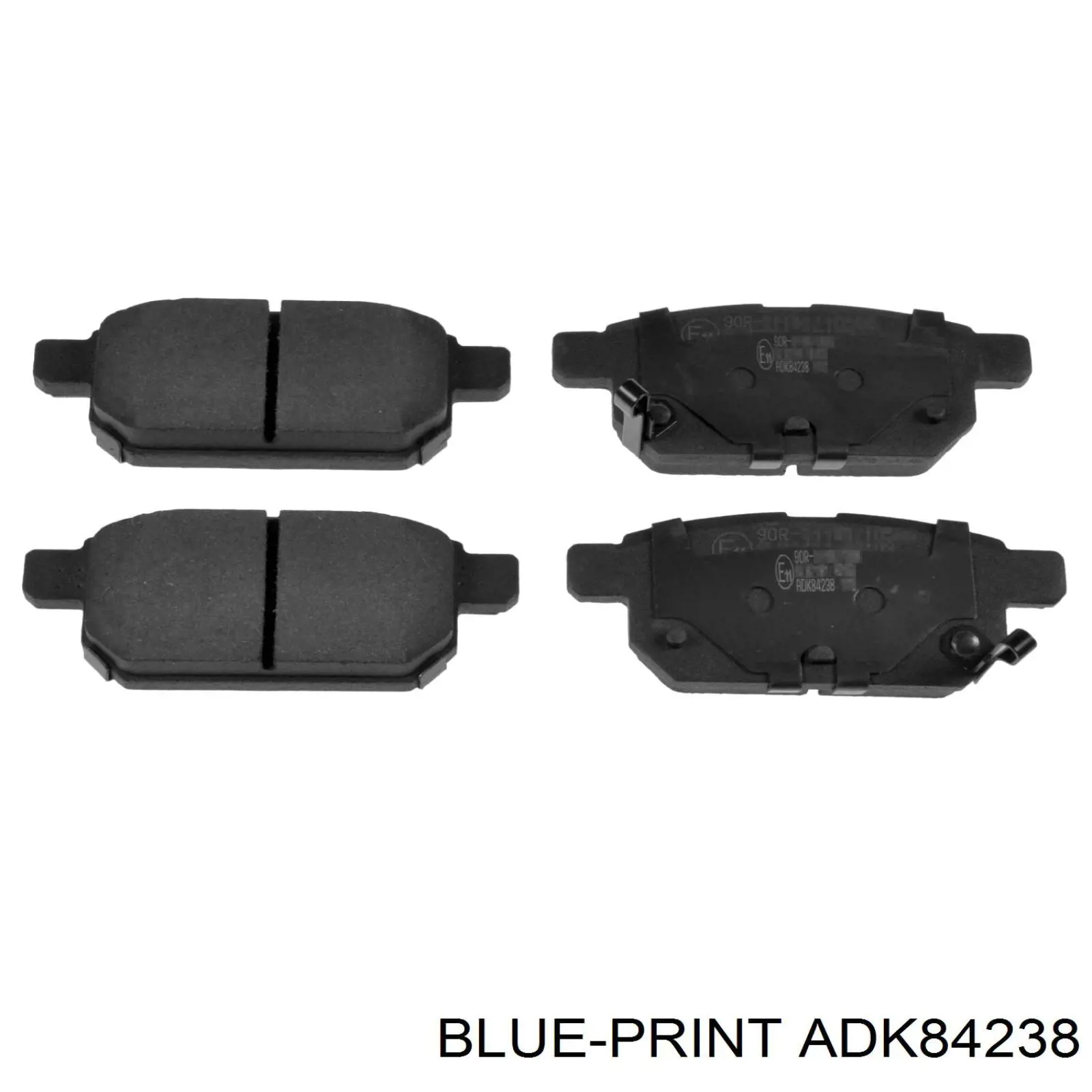 Колодки гальмові задні, дискові ADK84238 Blue Print